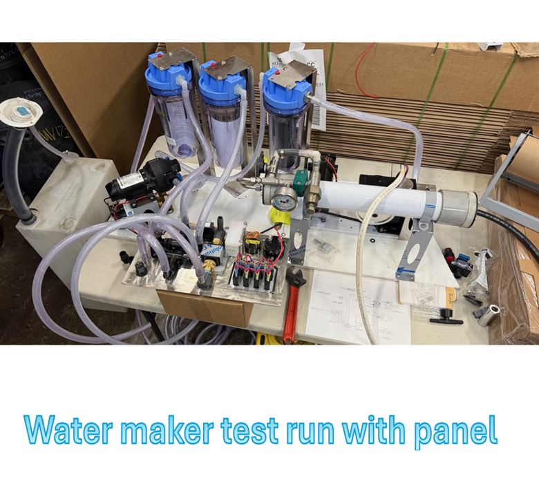 Water Maker Test run